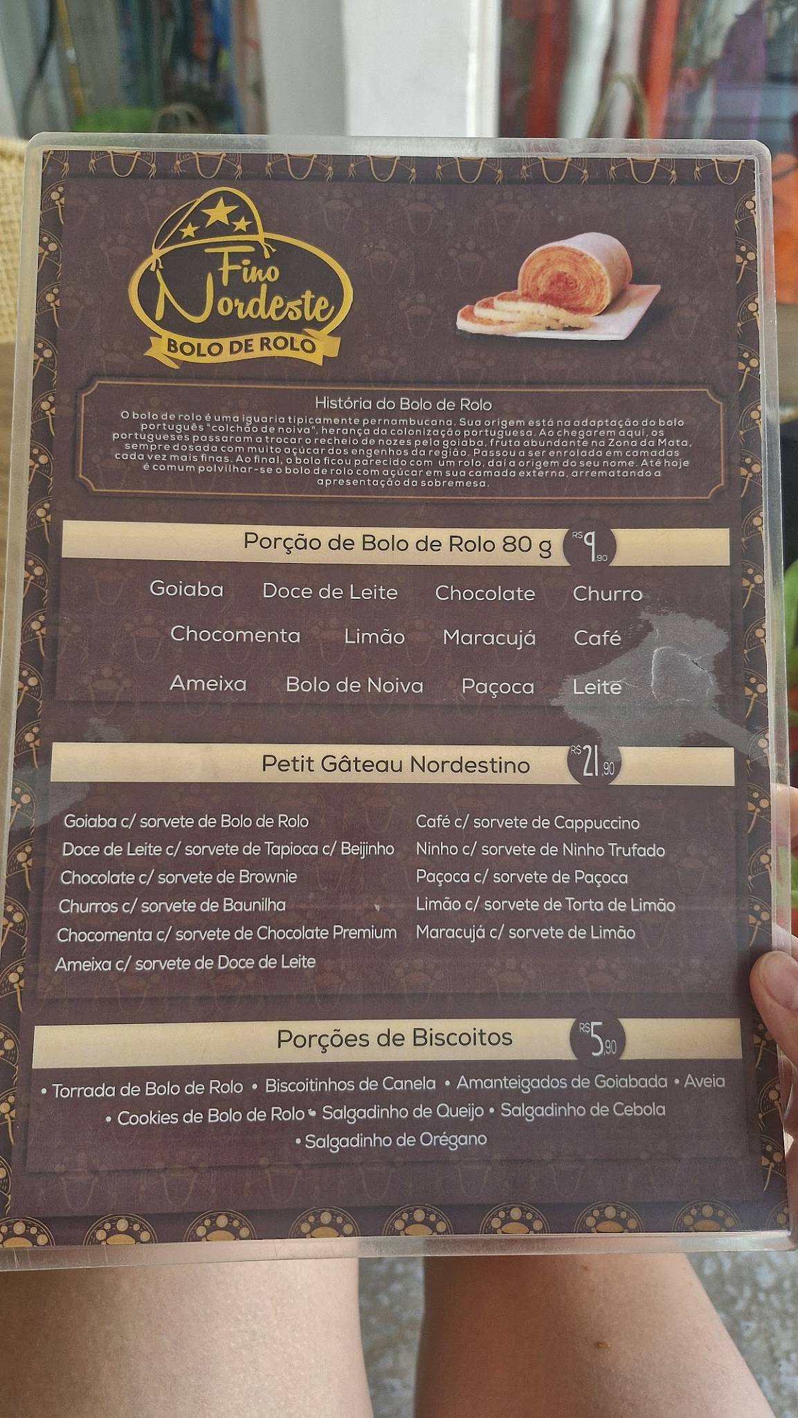 Fino Nordeste - Bolo de Rolo Porto 1 cardápio