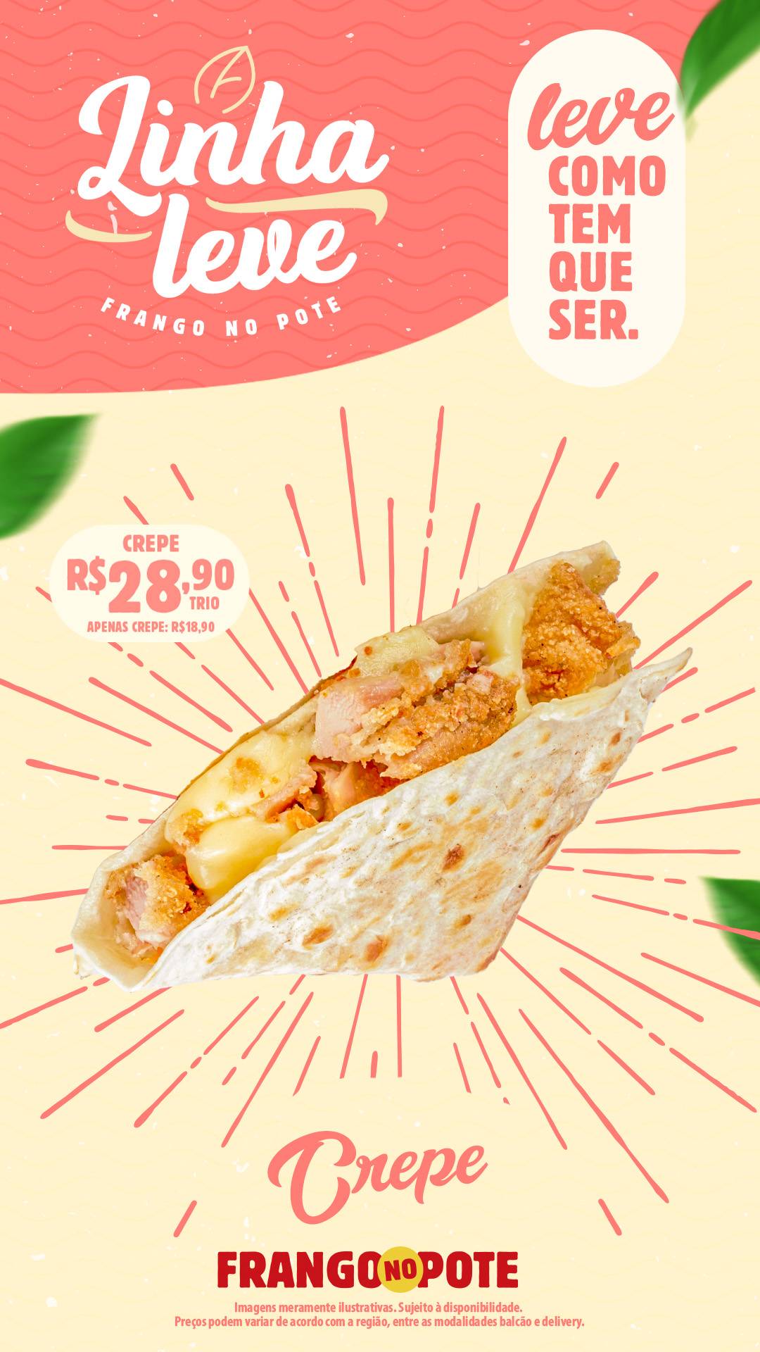 Frango no Pote cardápio