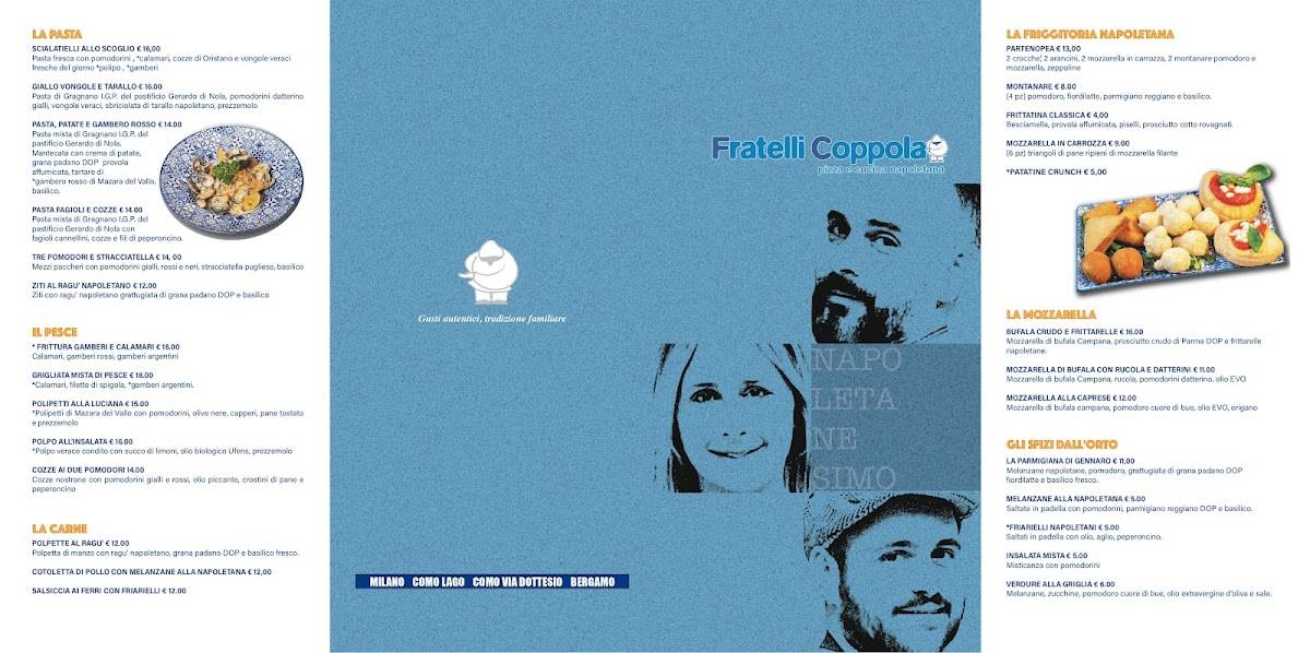 Menu di Fratelli Coppola - Dottesio 
