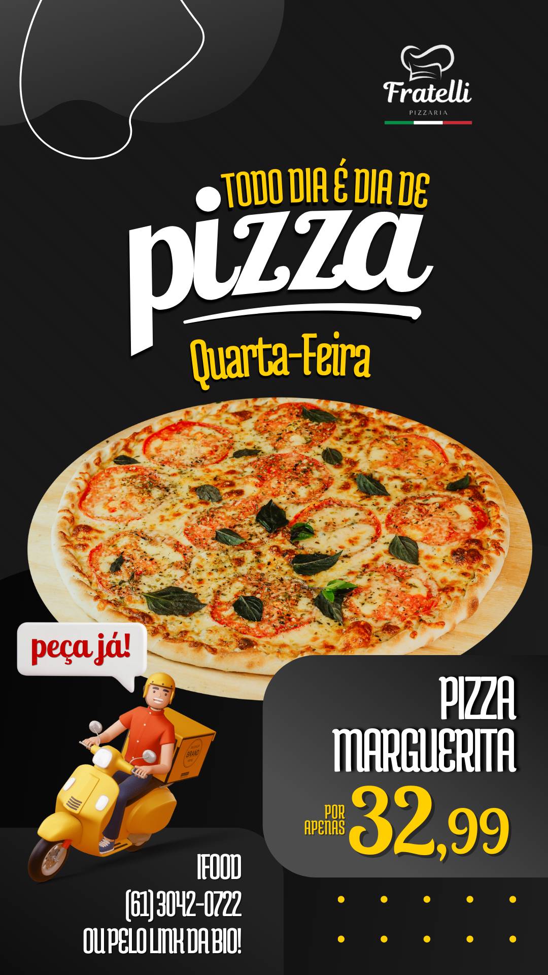 Fratelli Pizzaria cardápio