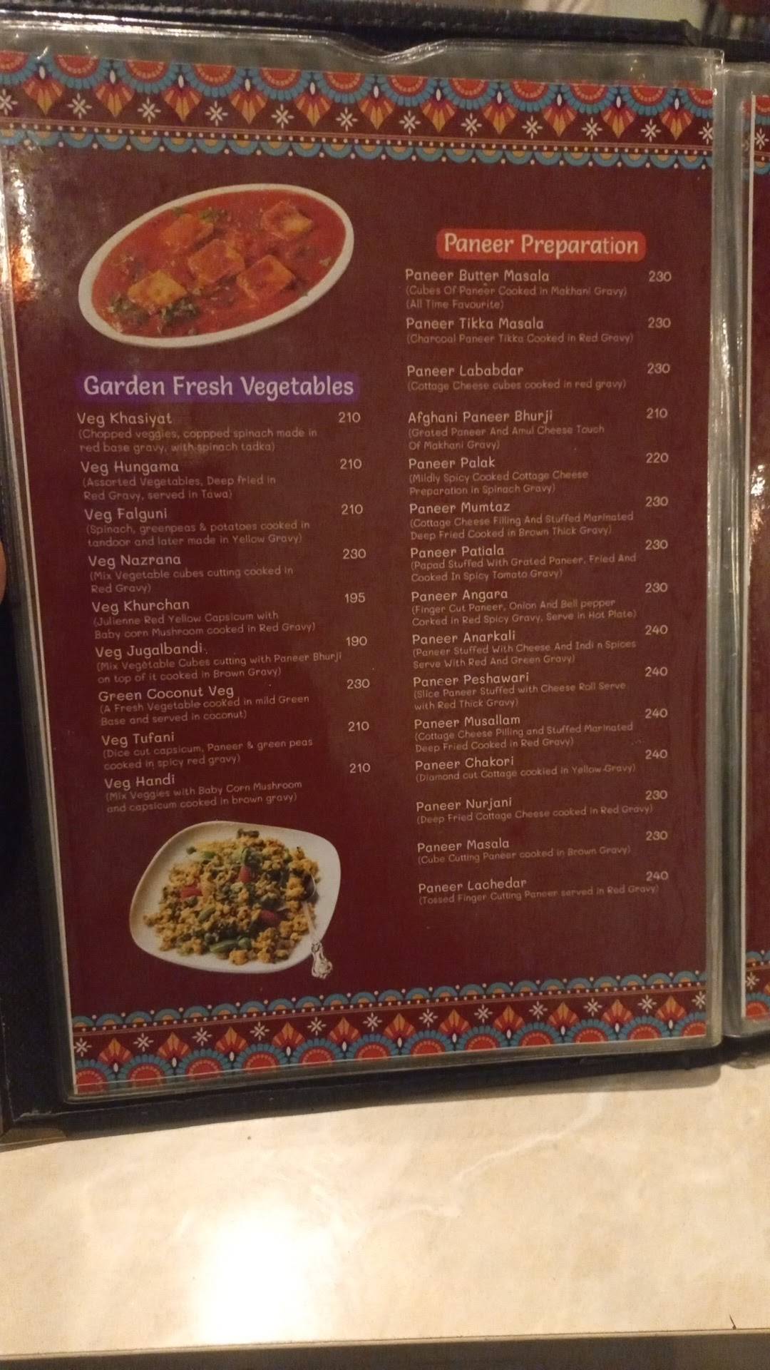 Hotel Curry leaves Pure veg Adgaon menu