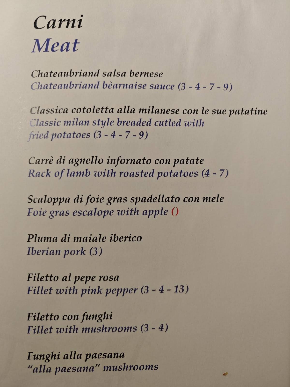 Menu di Ippogrifo 