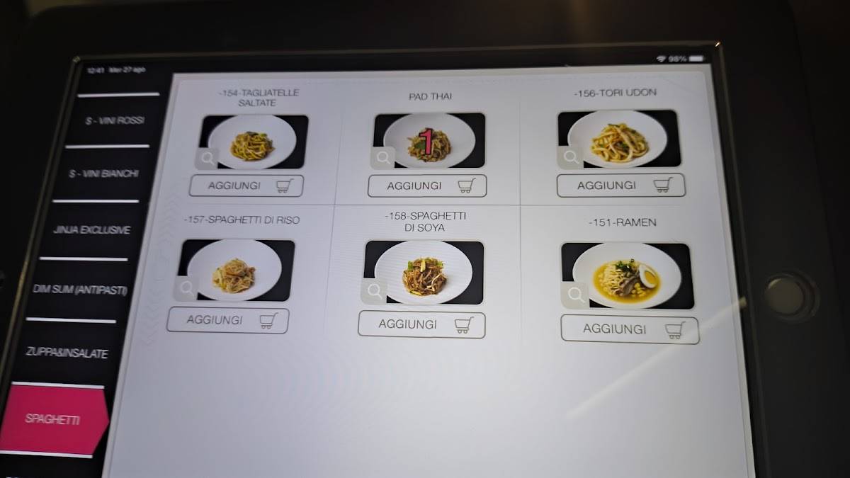 Menu di Jinjà Prati 
