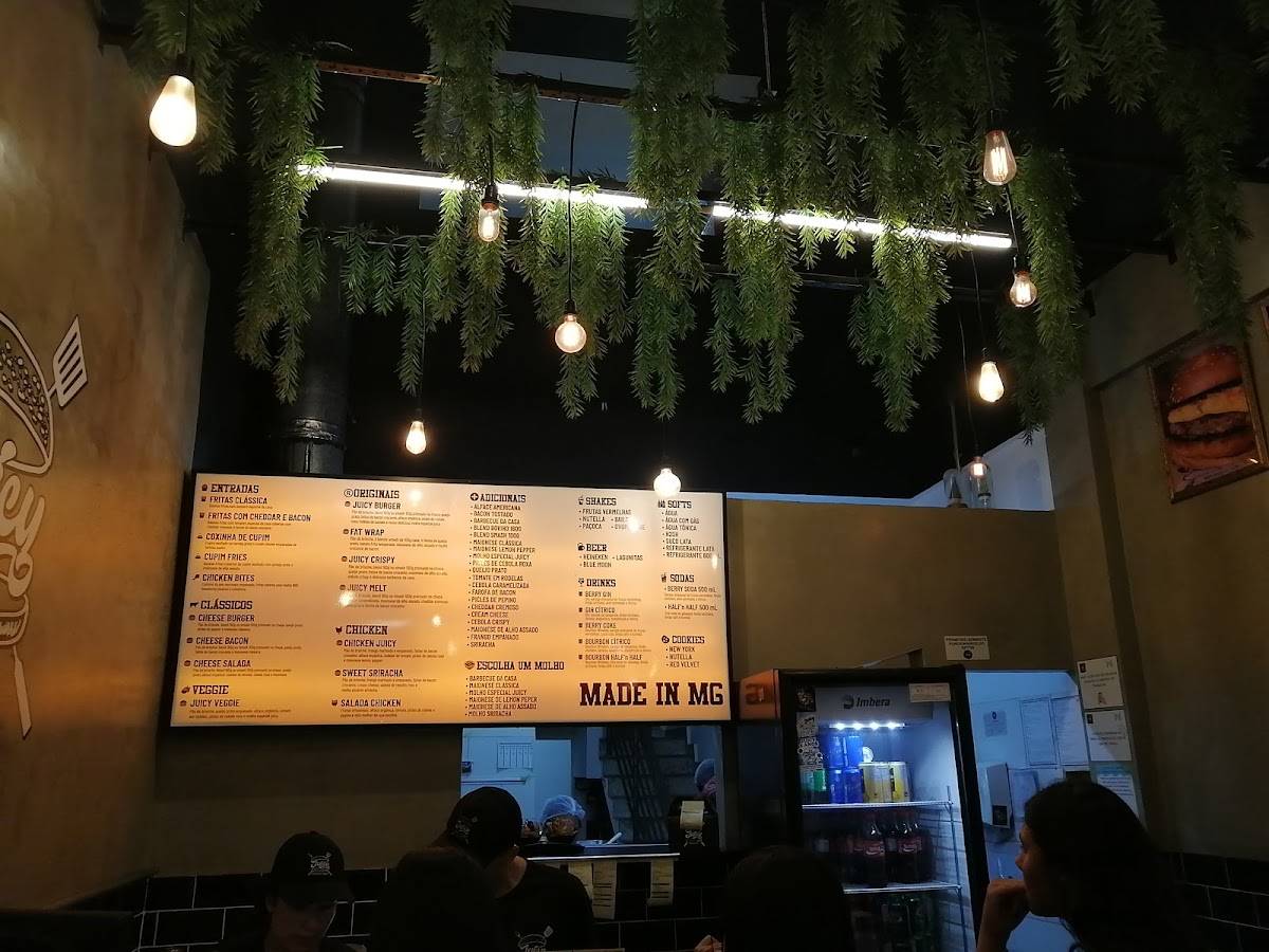 Juicy Burger Shop Betim cardápio