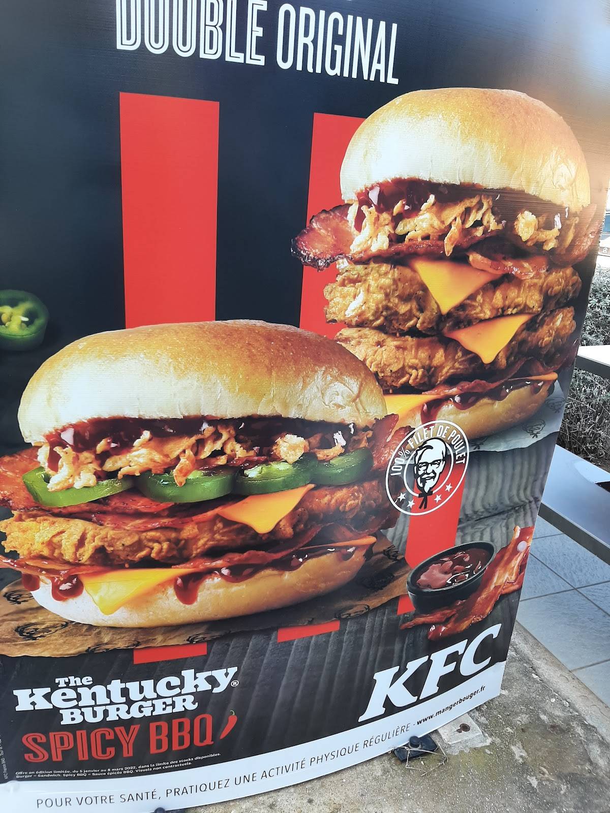 Menu de Kfc Nice Lingostière