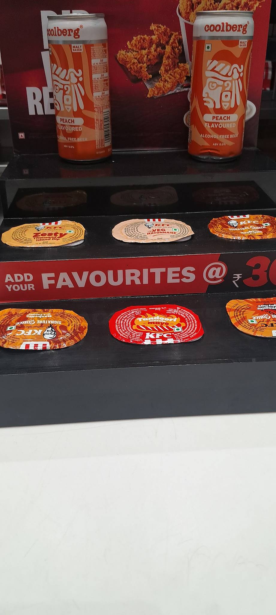 KFC menu