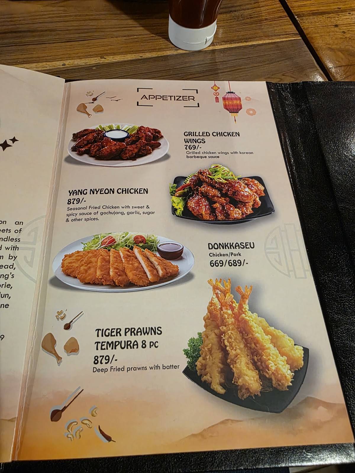 Kalsang Restaurant menu