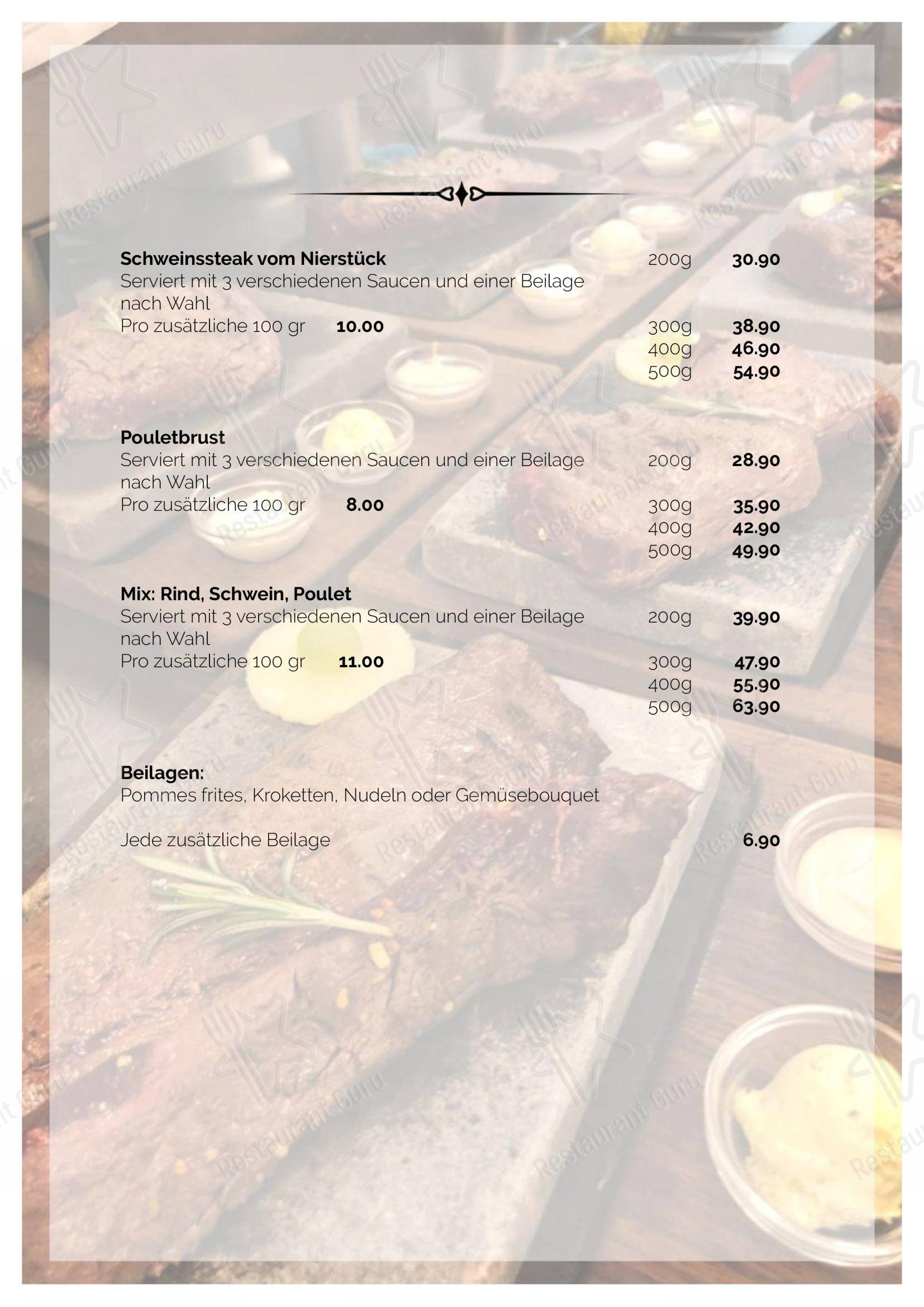 Menu bar per Restaurant Kanönli ristorante
