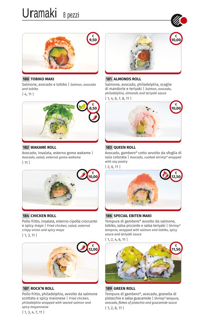 Menu di Kyo fusion 