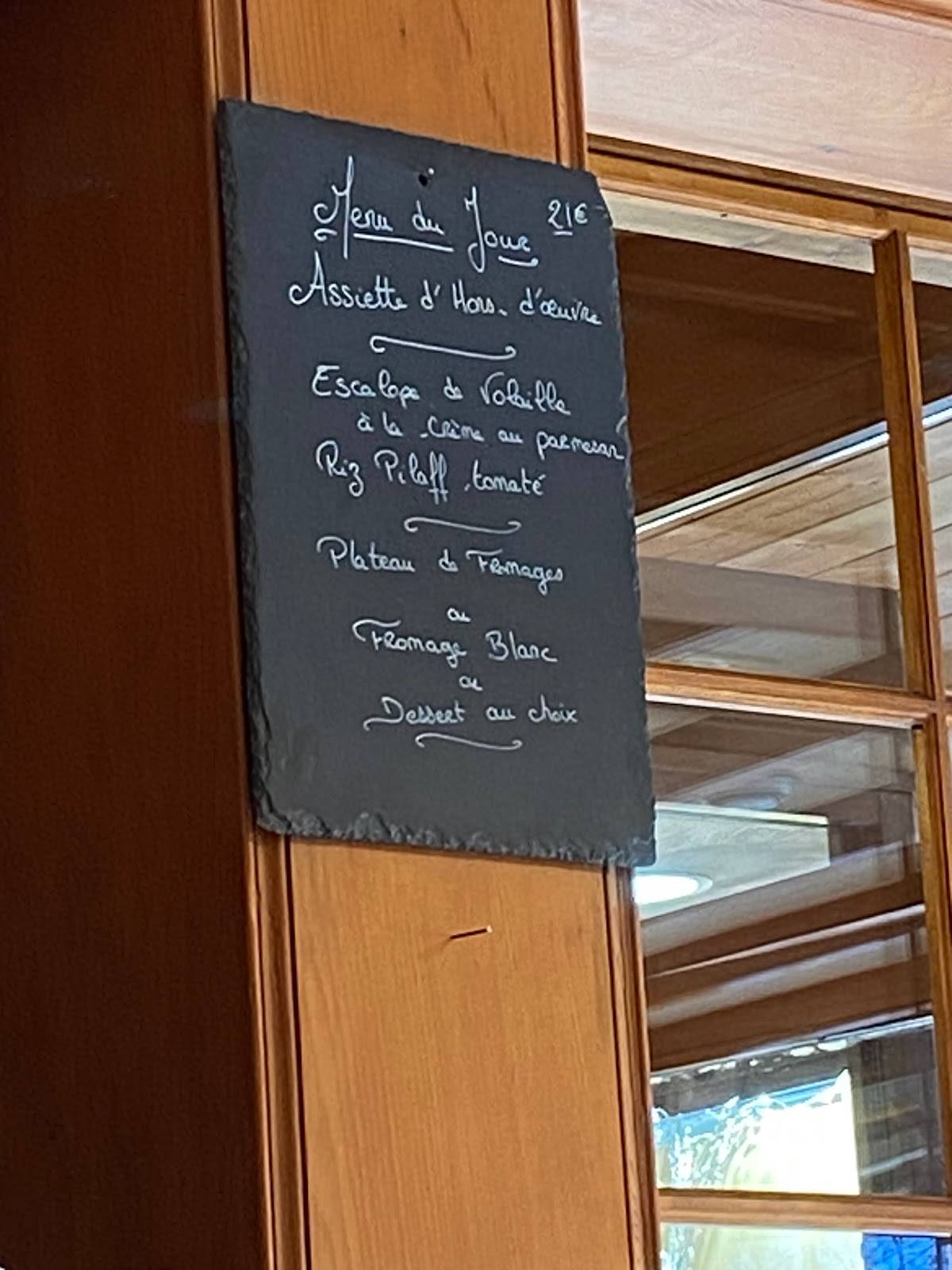Menu de La Ripaille