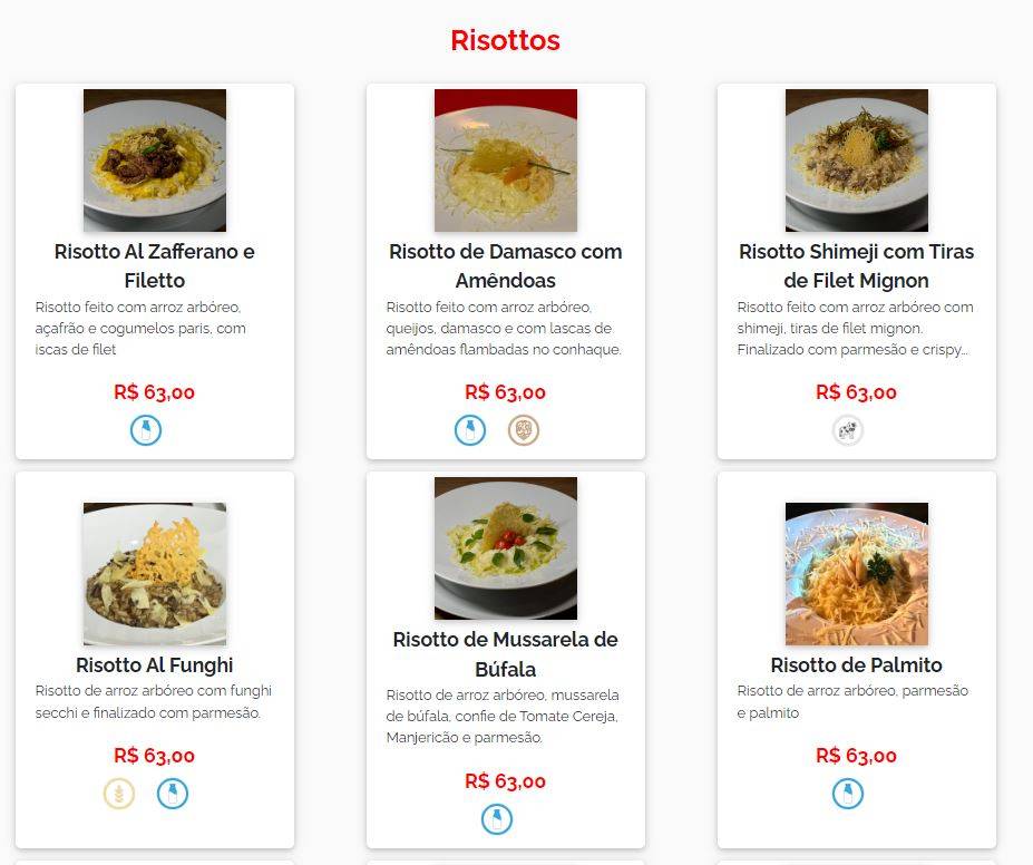 Lazzarella Ristorante cardápio