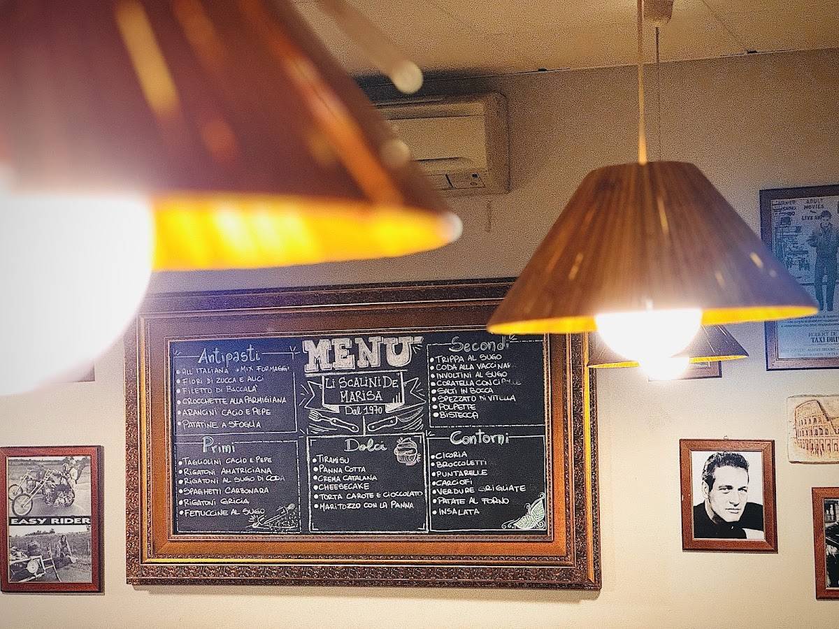 Menu di Li Scalini de Marisa 