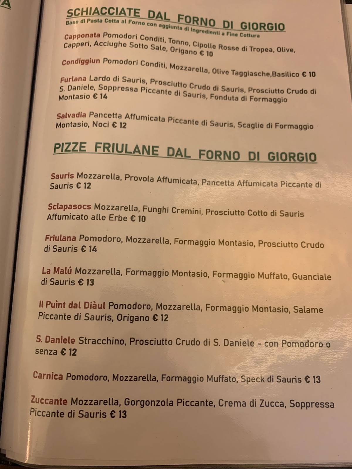 Menu di Malu - Pizzeria con cucina 