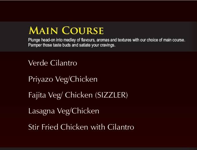 Mellow cafe menu