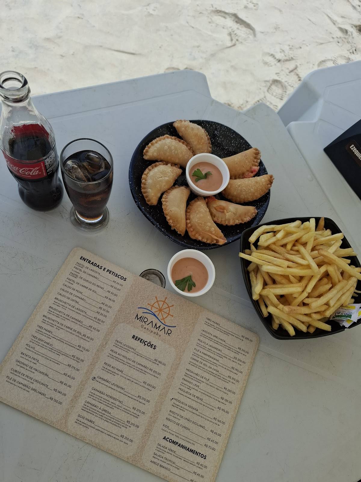 Miramar Genipabu - Restaurante cardápio
