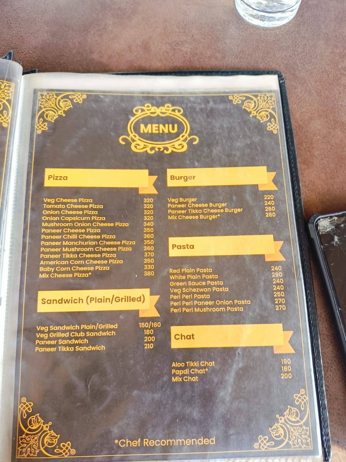 Nanak Dhaba-Veg Restaurant in Ranchi menu