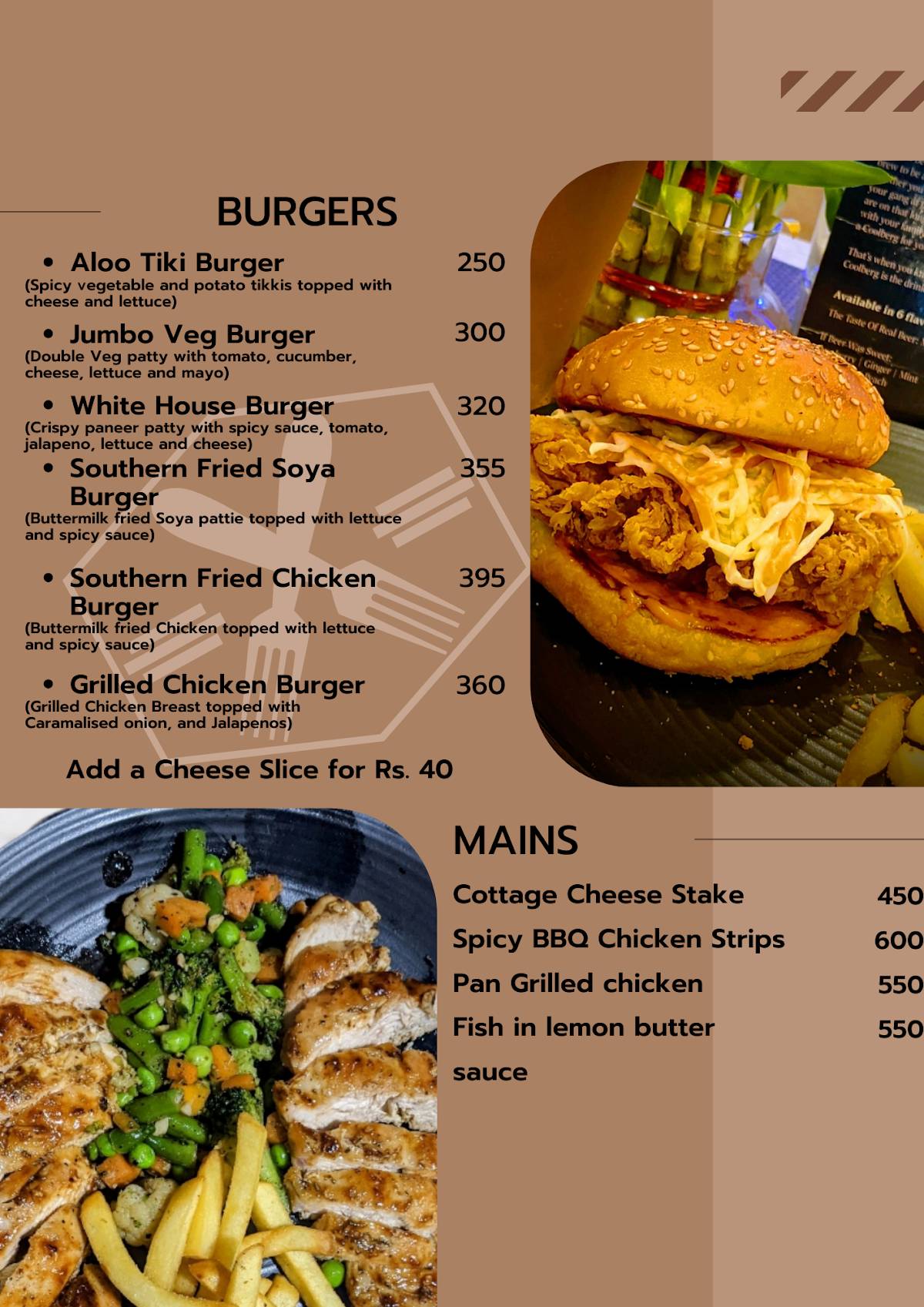 Ocean View Restaurant, Cafe and Party Hall- A Venture of J.P. Hospitality and Services menu