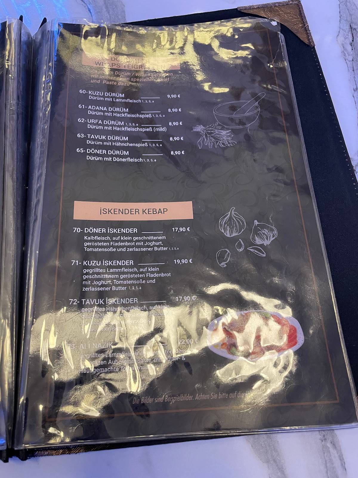 Speisekarte von Öz Urfa Deluxe restaurant, Dortmund