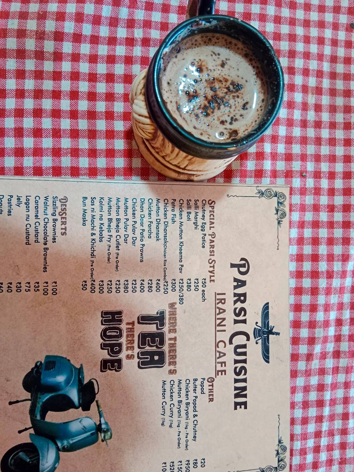 PARSI CUISINE menu