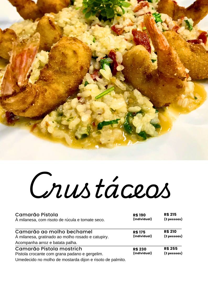 Palmarys Pizzaria e Restaurante cardápio