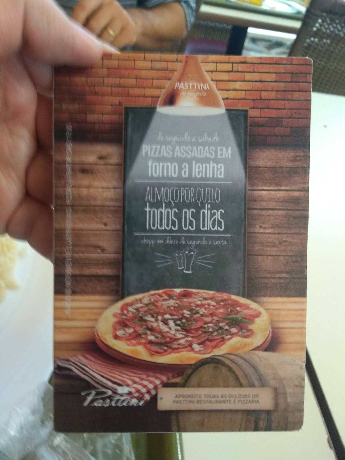 Pasttini Liberdade - Restaurante e Pizzaria em Marília cardápio