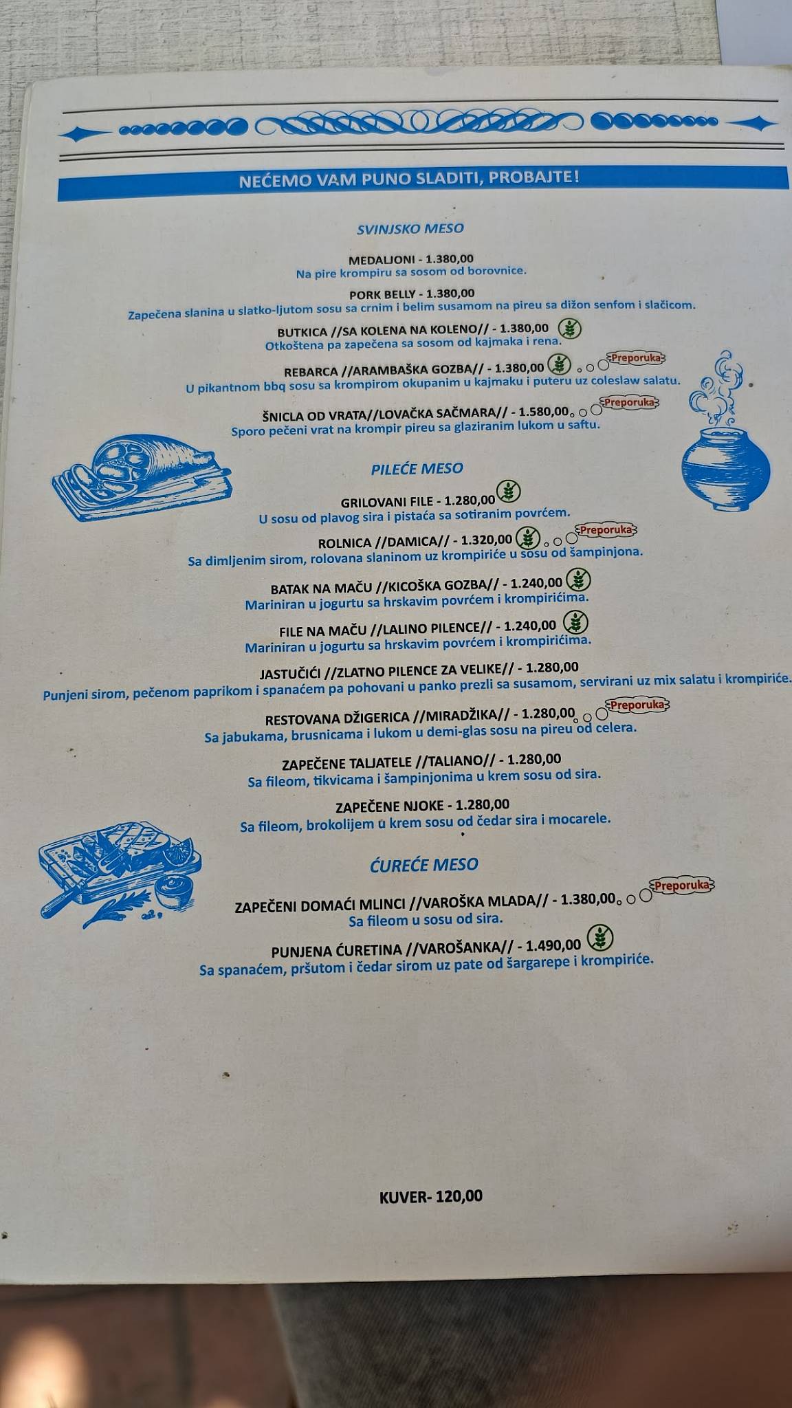 Menu de Piknik