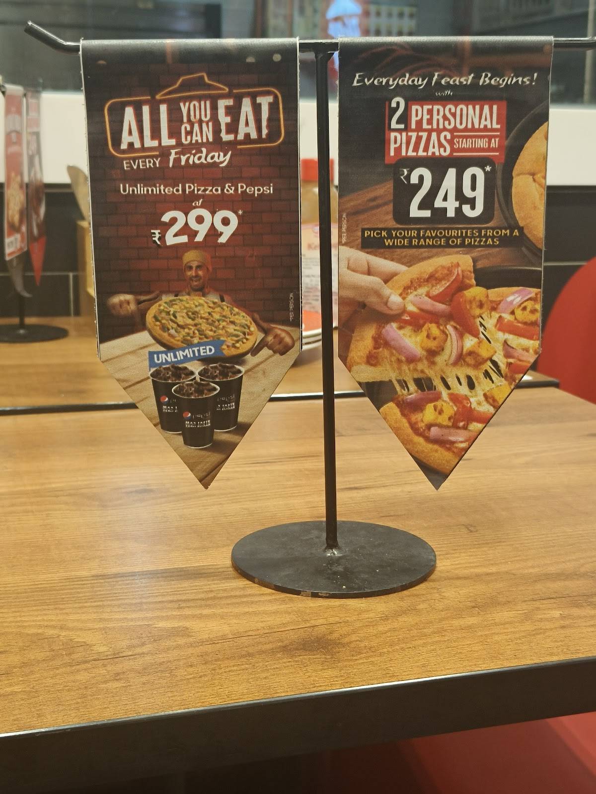 Pizza Hut Vijayanagara, Mysore menu