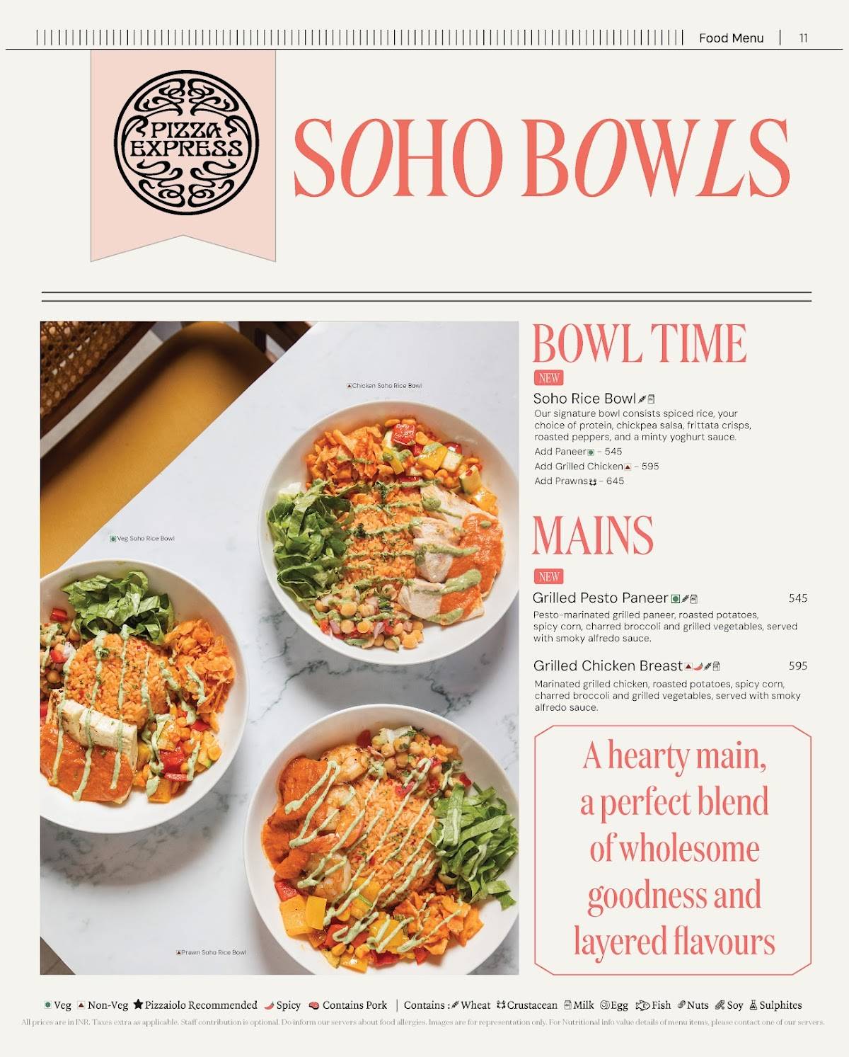 PizzaExpress menu