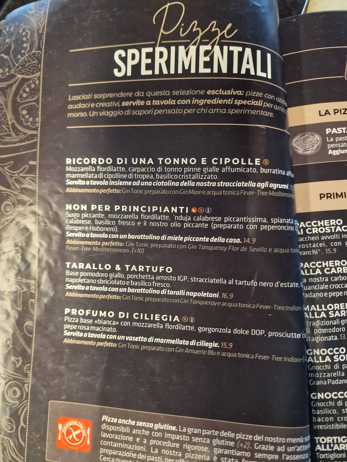 Menu di La Roccia 