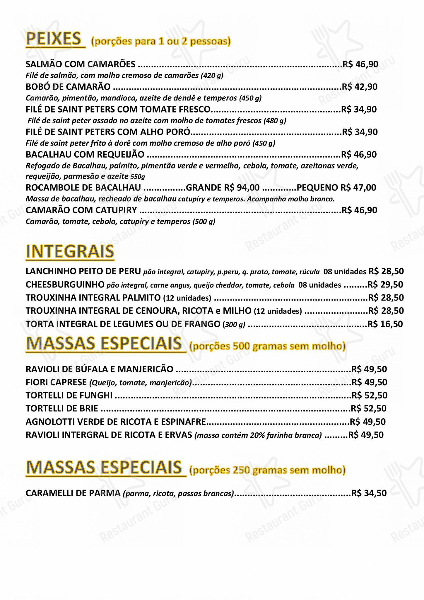 Основное меню para Quitutes & Etc Congelados e Empório em Campinas