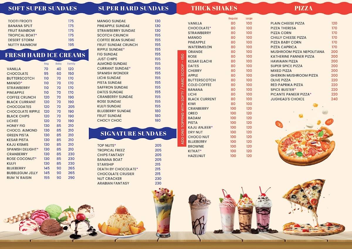 RICHY RICH menu