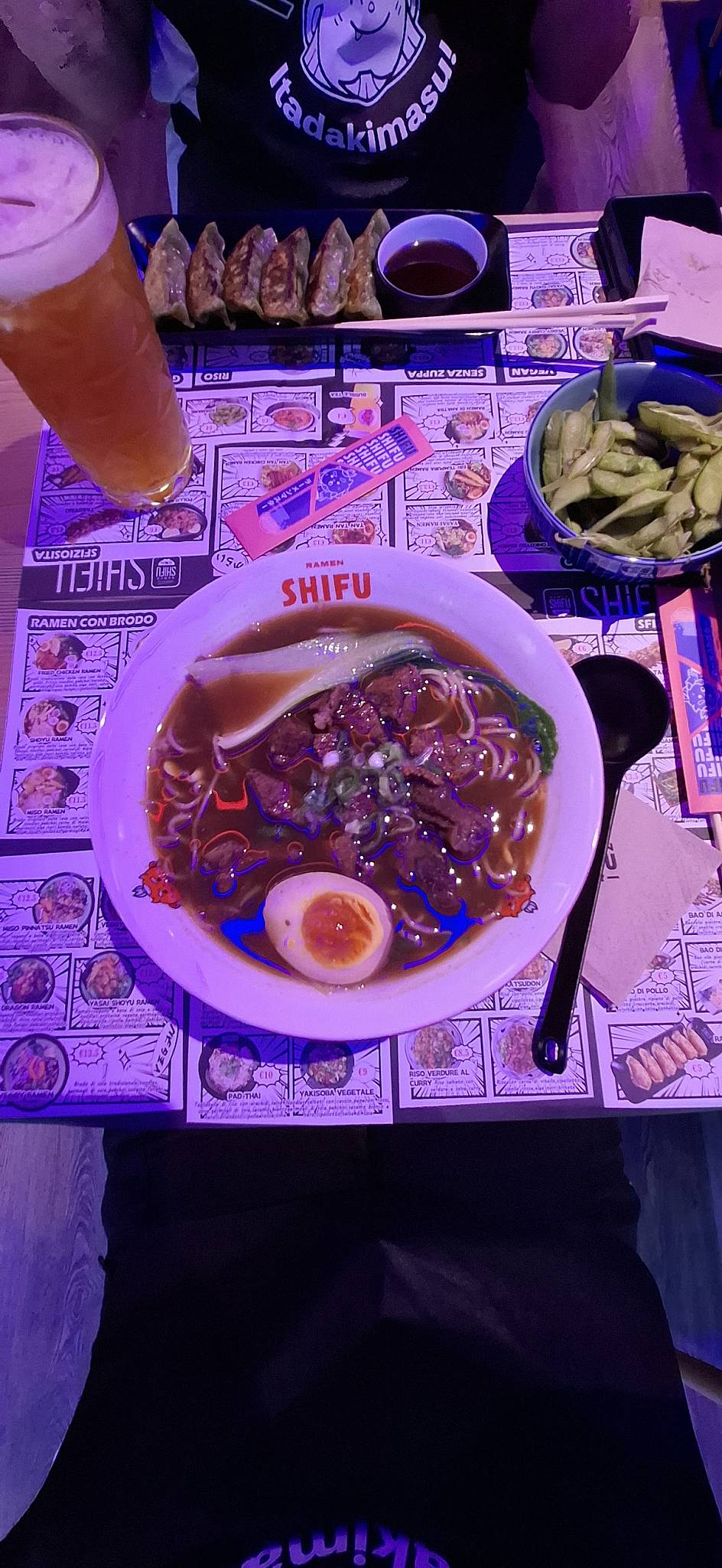 Menu di Ramen Shifu Rimini 