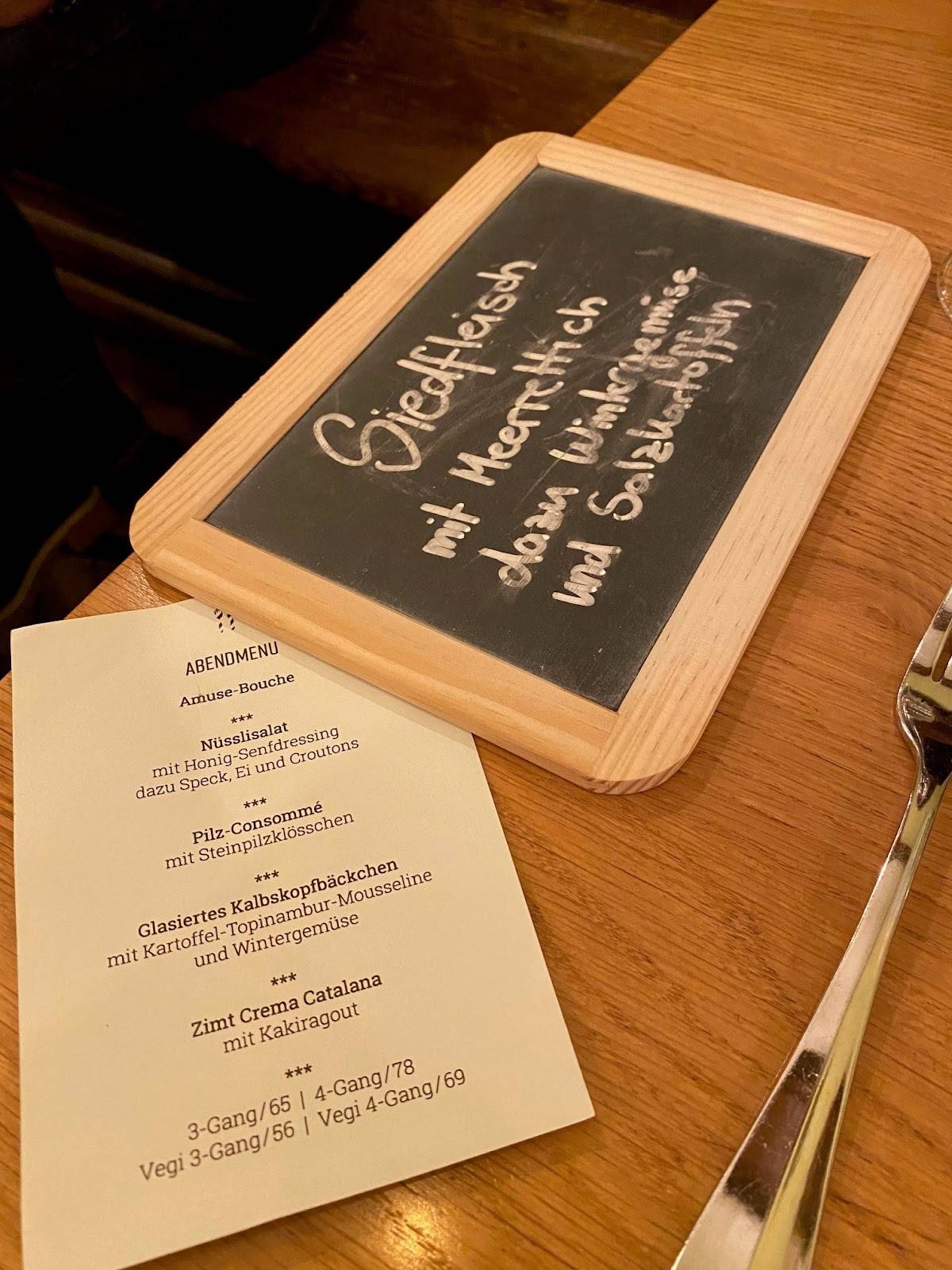 Menu di Restaurant Schützenhaus 