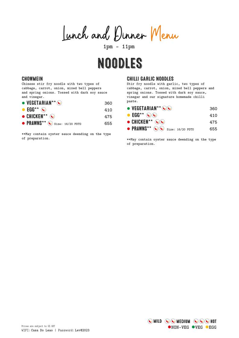 Leão [Roadhouse] Pizzeria Family Restaurant & Bar menu