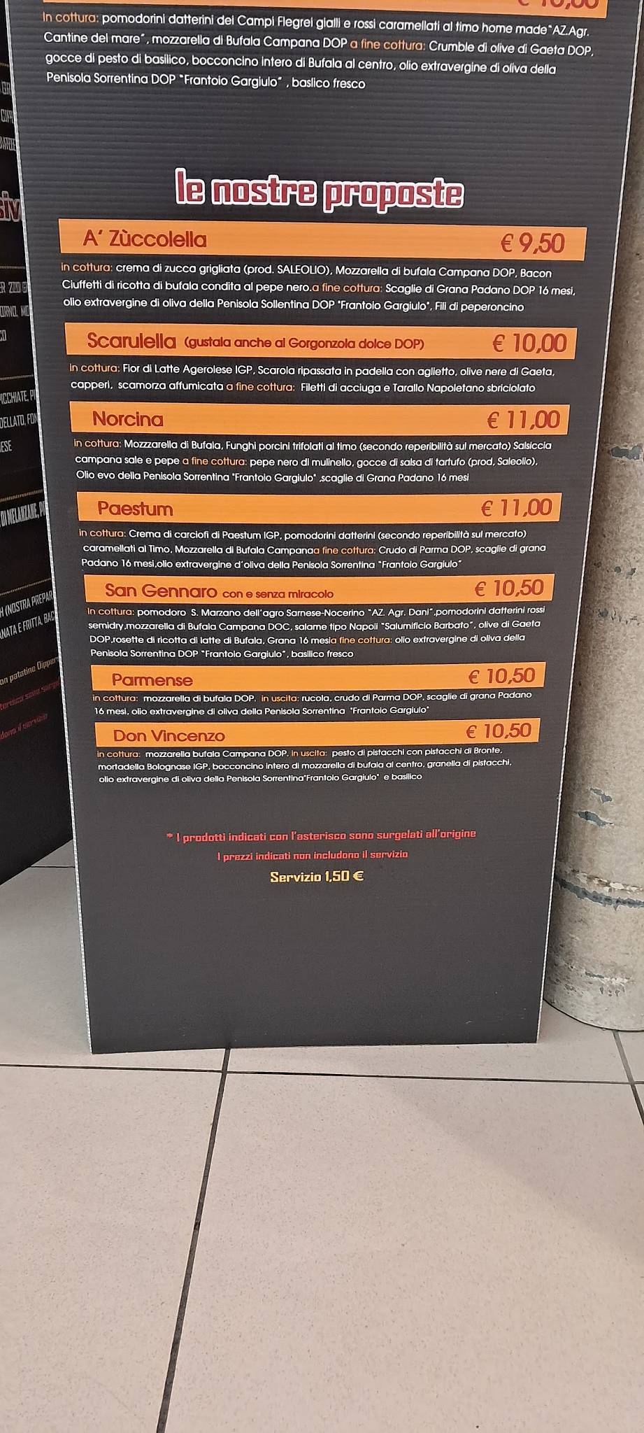 Menu di SaleOlio 