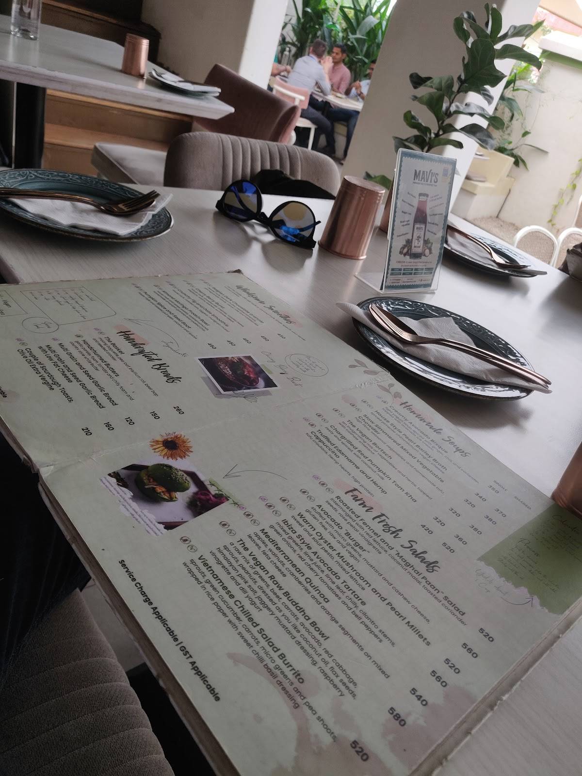 Sante Spa Cuisine menu