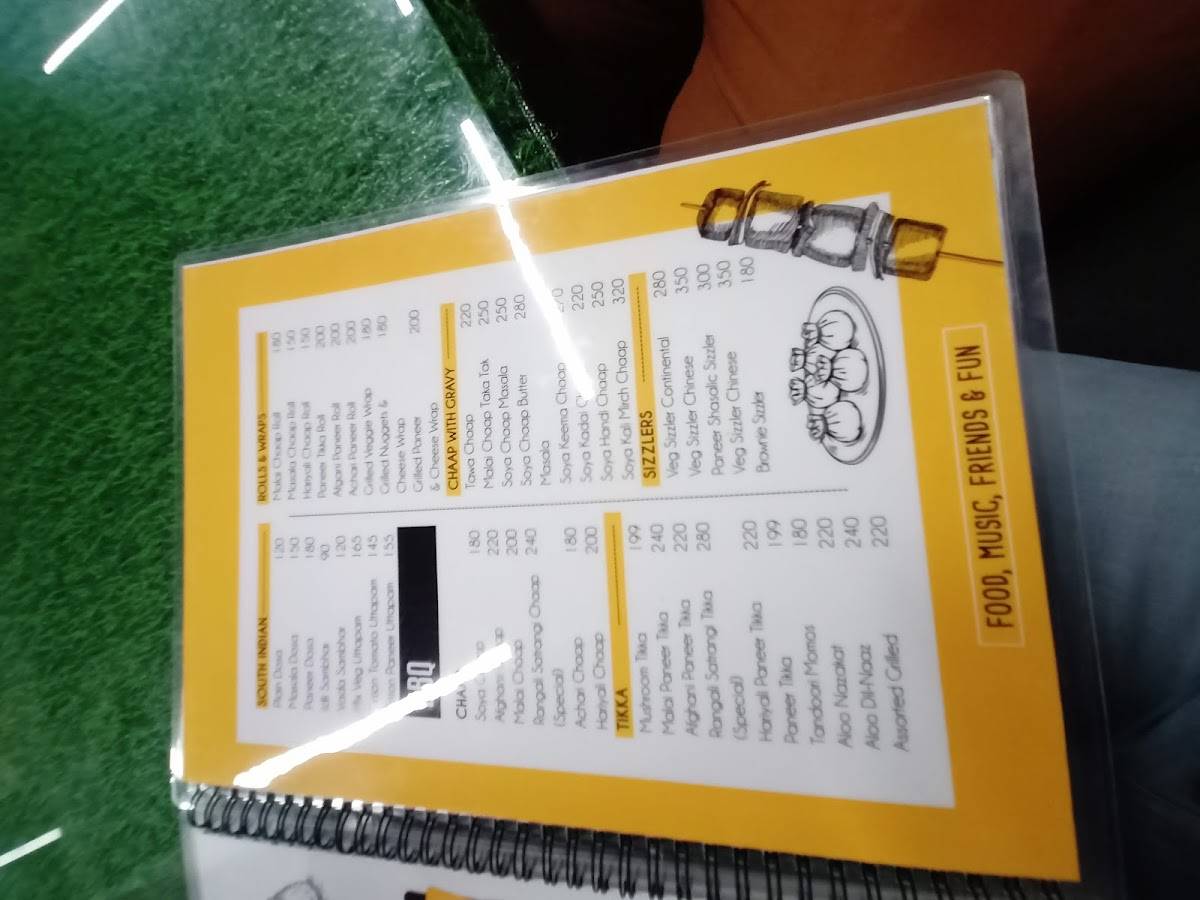 Squirrel & Nuts menu