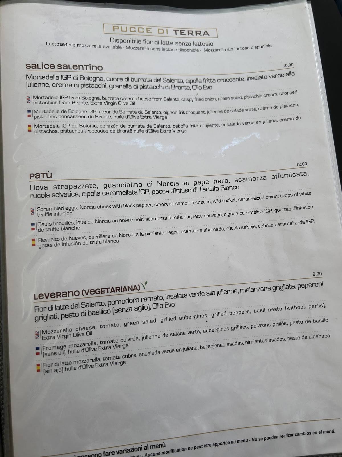 Menu di TAULA 
