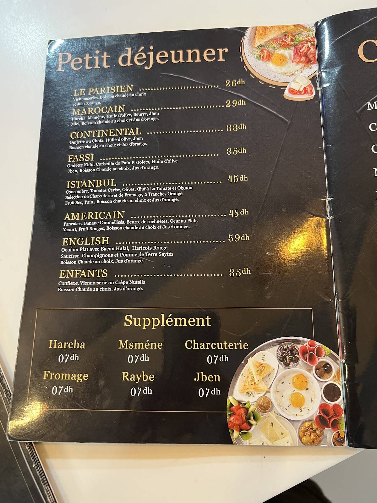 Menu de Tacos de Nice (Agdal)