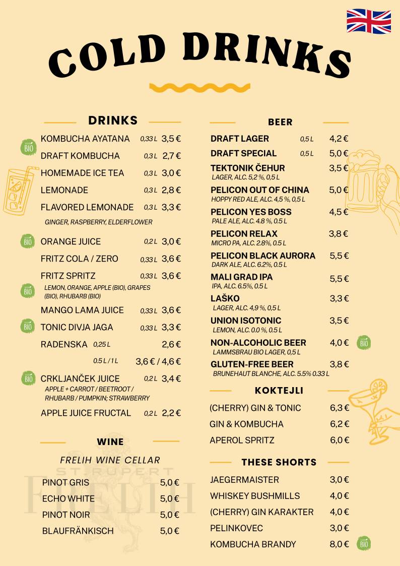 Menu di Tavci Kuhna & Ayatana deli 