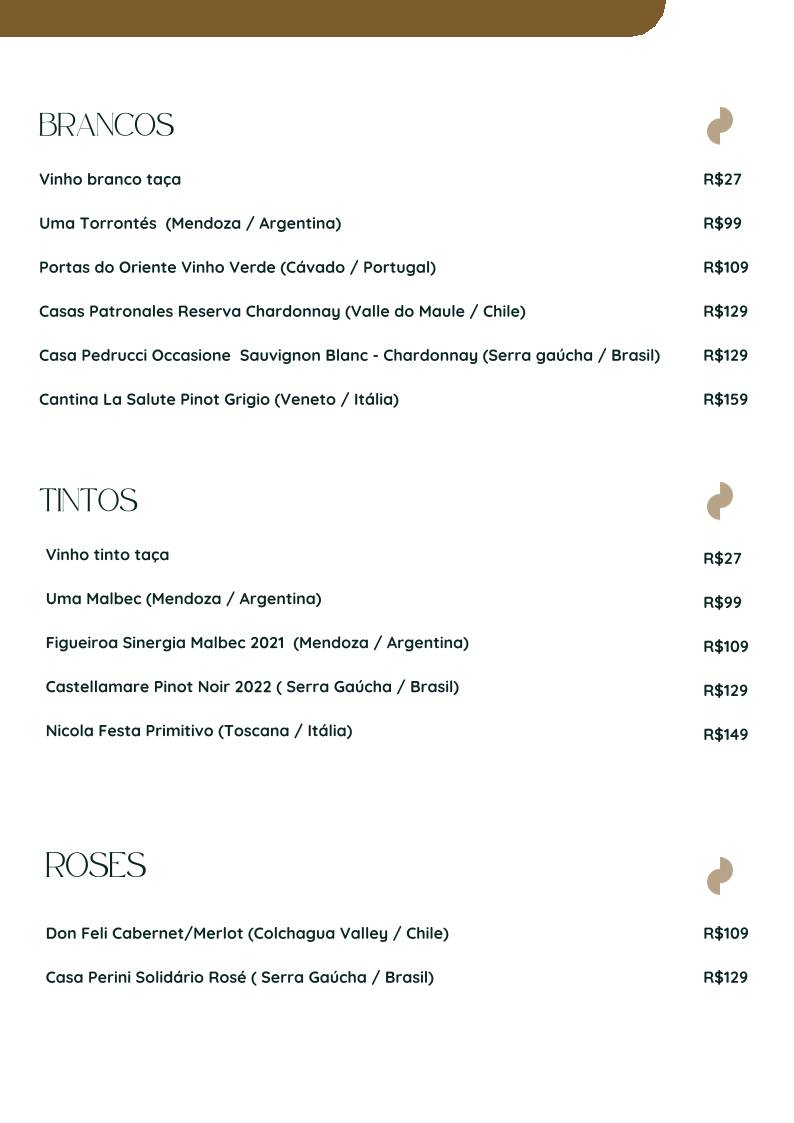 Terra Restaurante cardápio