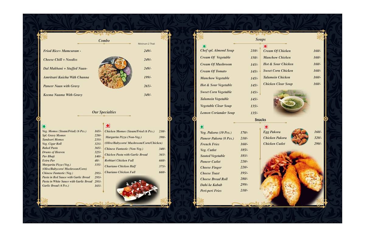 The Food Court menu