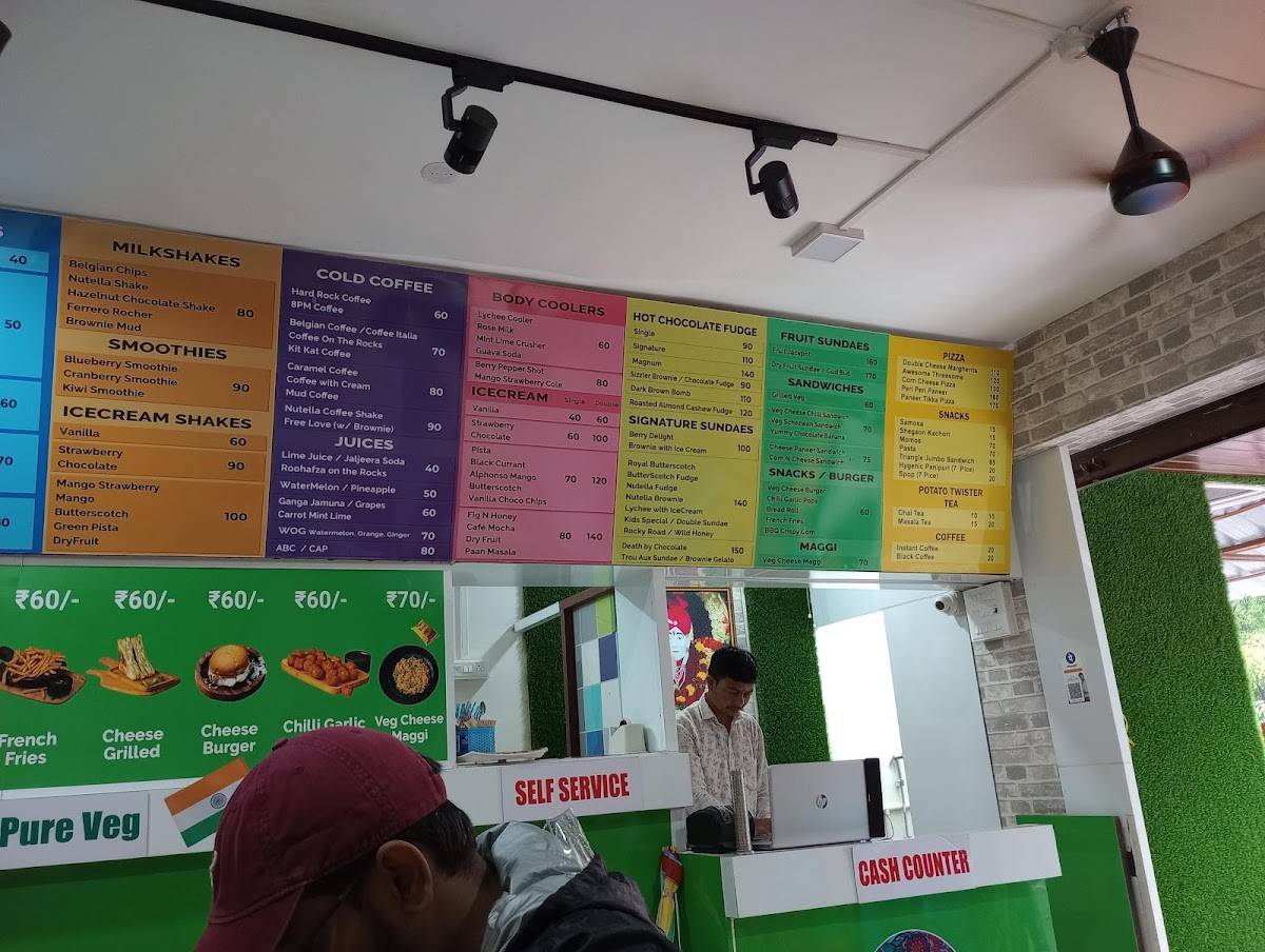 The Lassi Corner menu