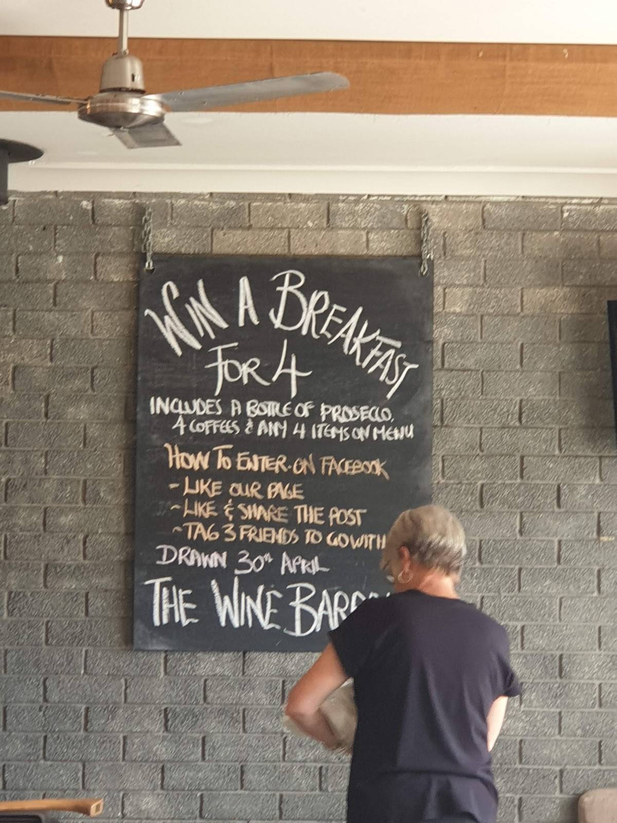 Menu at The Wine Barrel, Mudgeeraba