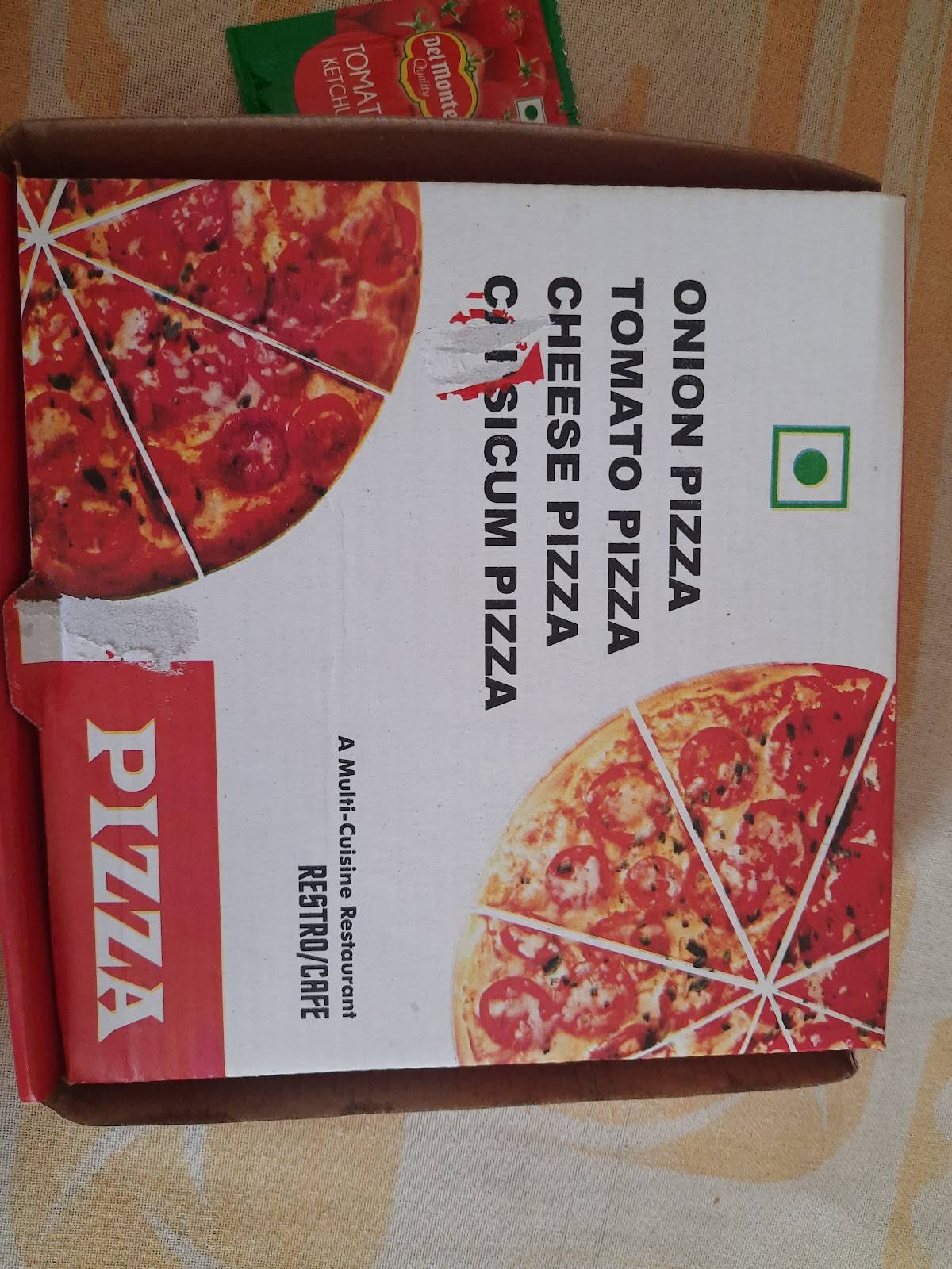 The last slice pizza's menu