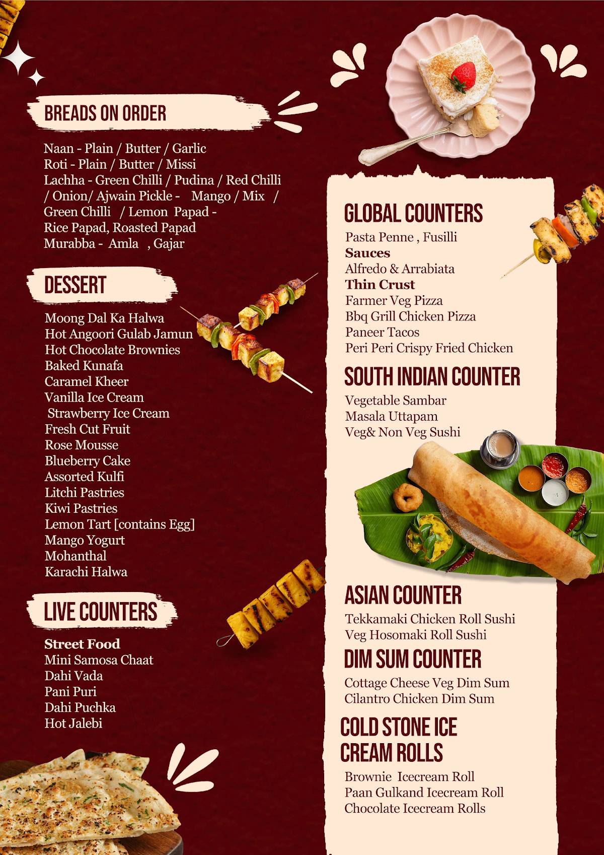Themis Barbecue House, Ambala menu