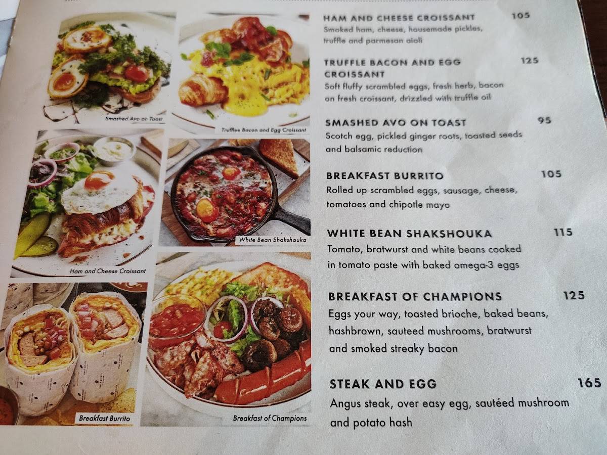 Menu at Toby’s Estate Gandaria City Mall restaurant, South Jakarta