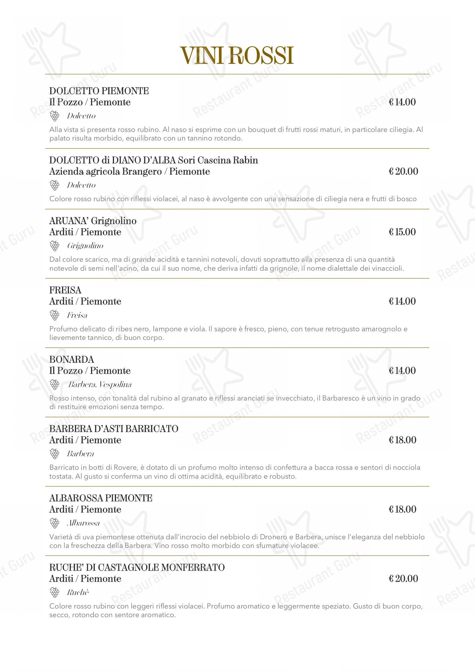 Menu per Trattoria La Rava e La Fava in Milano
