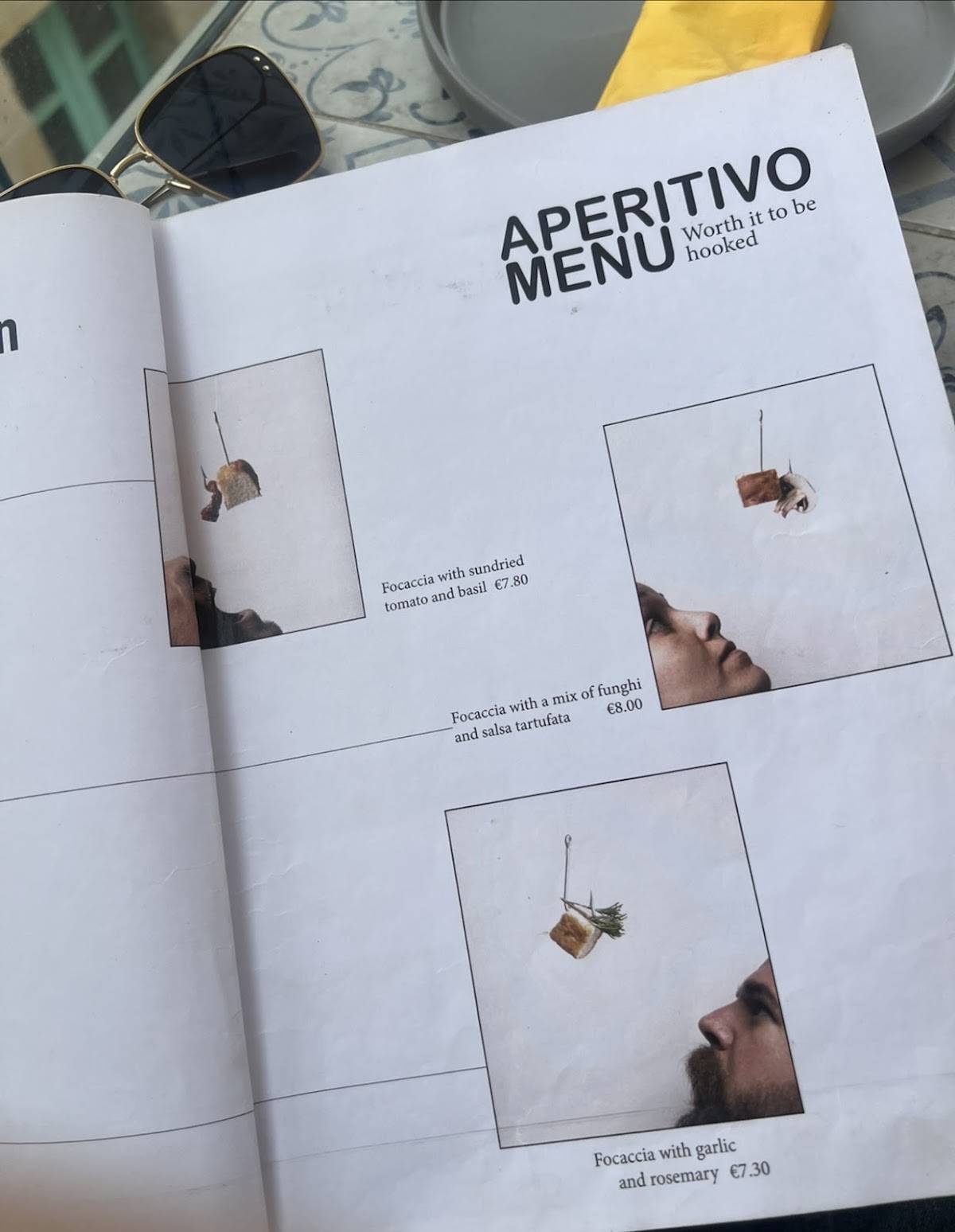 Menu de Yana's