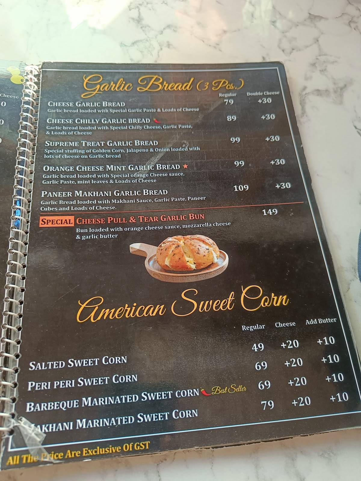 Zorko Vikasnagar menu